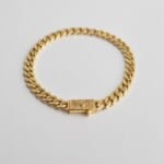 Brățară lanț masiv din aur 14K – model Cuban Link