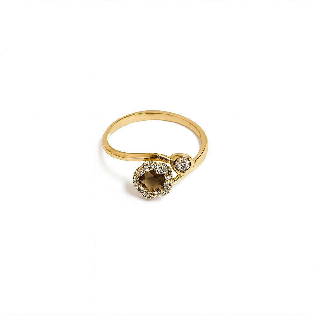 Inel din Aur 14K Flora Shine