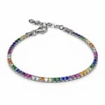 Brățară Tennis din Argint 925 cu zirconii multicolore