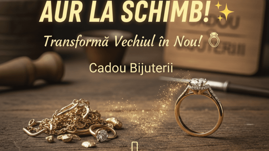 Ce facem cu bijuteriile rupte? Schimb de aur și reparații profesionale în Sectorul 3 (Ilioara)