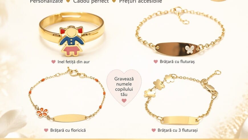 Bijuterii pentru copii din aur – cadoul perfect pentru cei mici